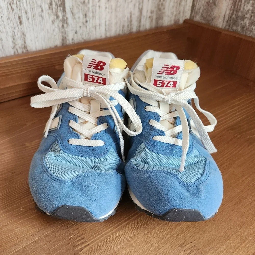 New Balance white nylon